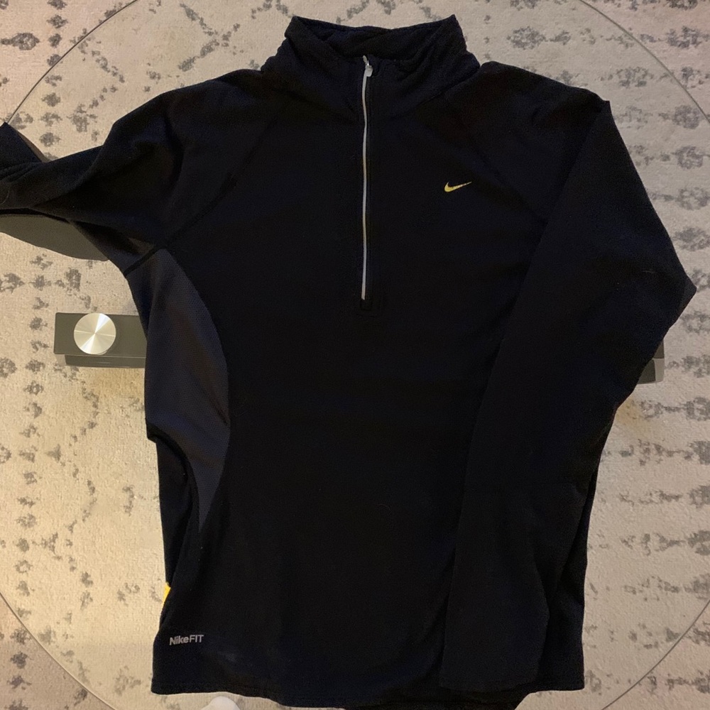 Nike Pro Fitted Long Sleeve Quarter Zip Dri Fit